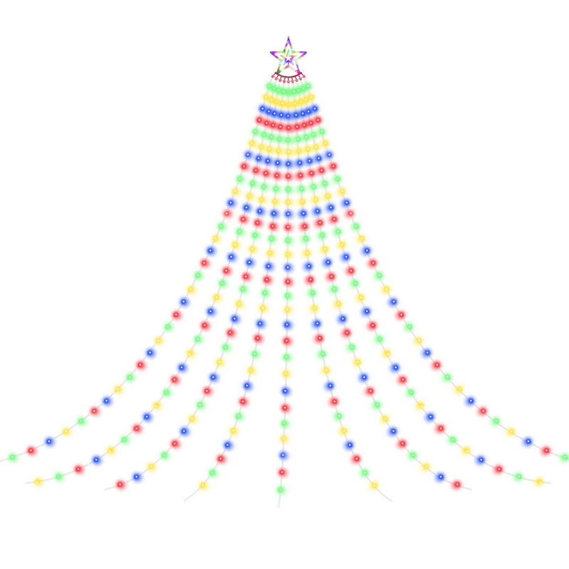 3.8M Christmas Lights Waterfall String Light 340 LED