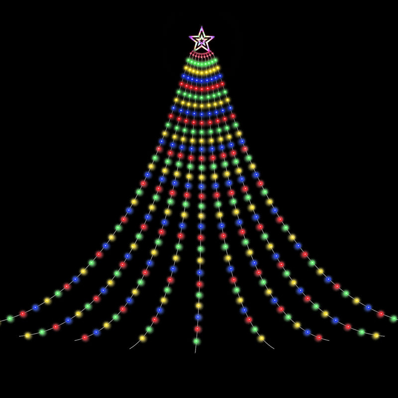 3.8M Christmas Lights Waterfall String Light 340 LED