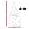 1.7M Christmas Tree 230 LED RGB Motif Lights