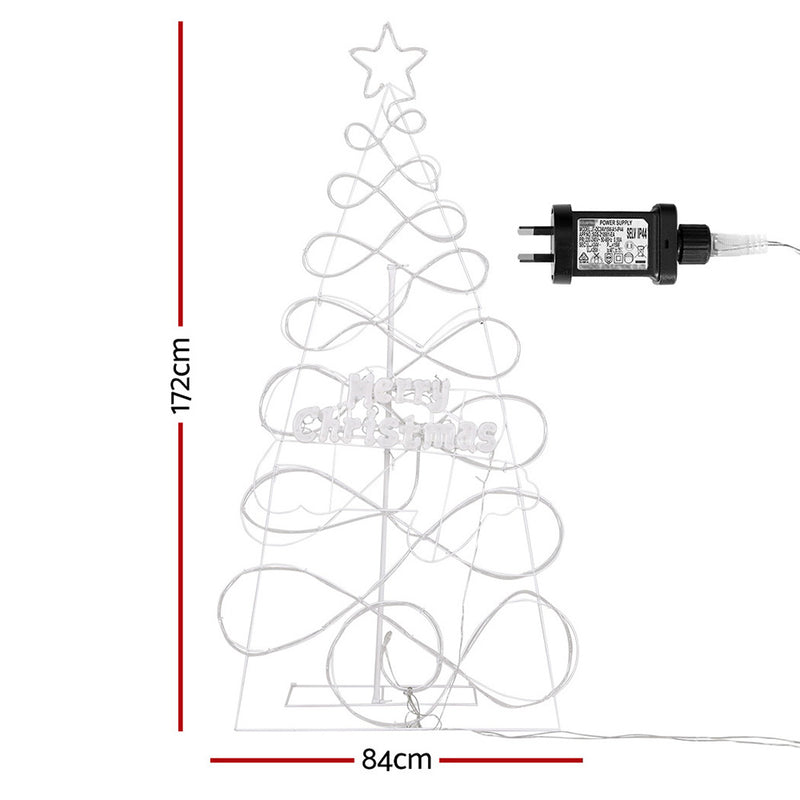 1.7M Christmas Tree 230 LED RGB Motif Lights