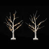 60cm Lighted Branch Christmas Trees – Warm White 2 Pack
