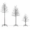 Jingle Jollys 3 Pack LED Birch Christmas Trees Warm White