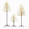 Jingle Jollys 3 Pack LED Birch Christmas Trees Warm White