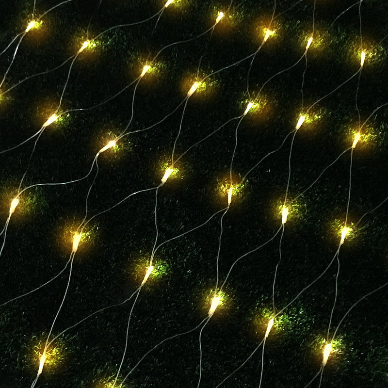 1000 LED Christmas Lights 4mx6m Net String Light Warm White