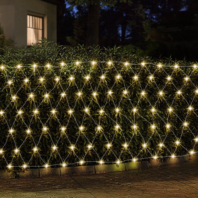 1000 LED Christmas Lights 4mx6m Net String Light Warm White