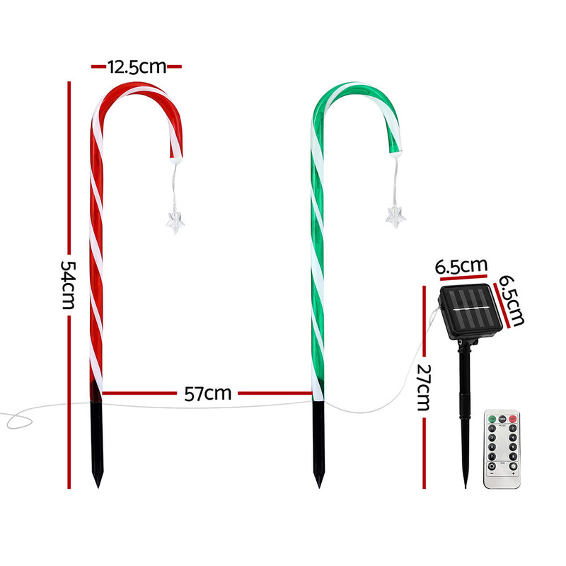 8 PCS Christmas Path Ground Lights 72 LED