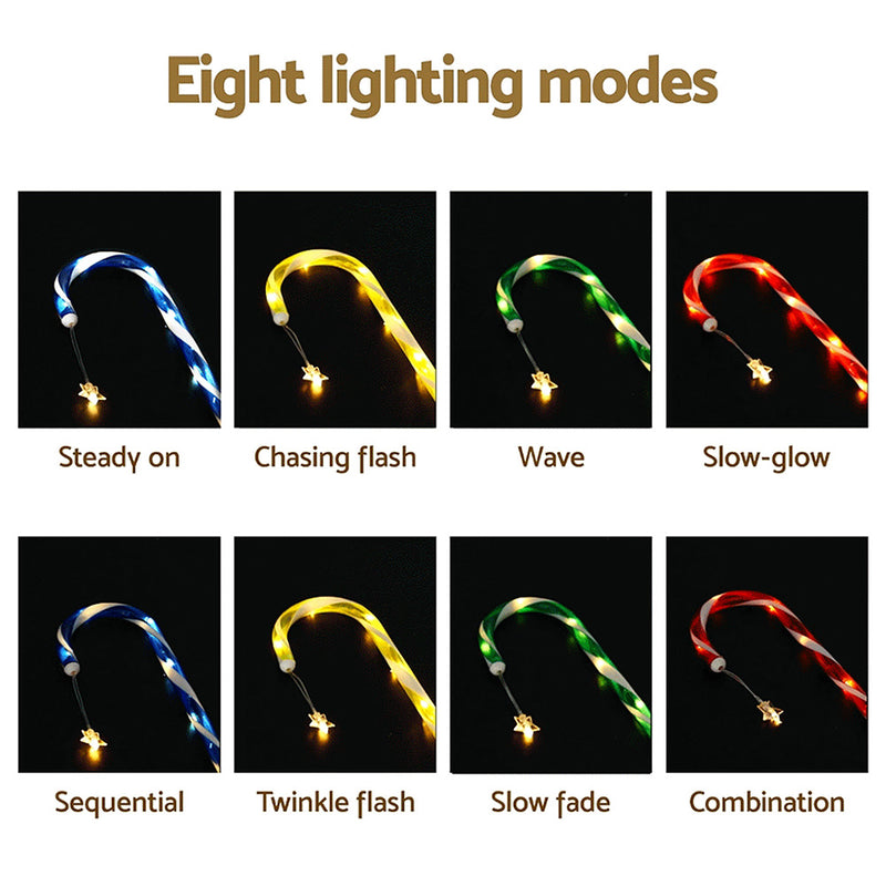 8 PCS Christmas Path Ground Lights 72 LED