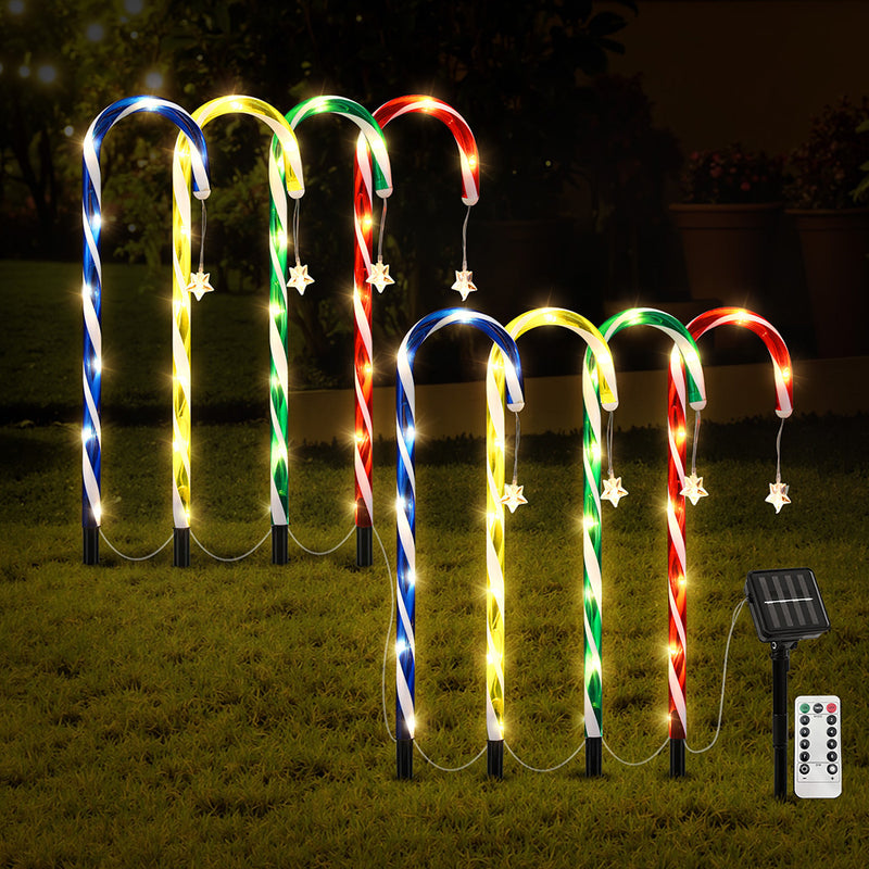 8 PCS Christmas Path Ground Lights 72 LED