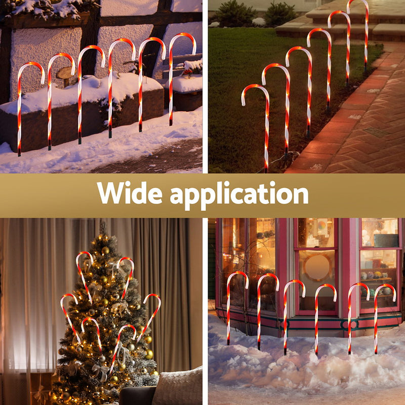 42 LED 6 PCS Christmas Lights Path Ground Light Garden