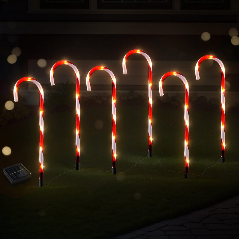 42 LED 6 PCS Christmas Lights Path Ground Light Garden