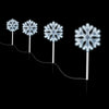 Jingle Jollys 4 Pack Christmas Path Lights Garden Decoration