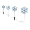 Jingle Jollys 4 Pack Christmas Path Lights Garden Decoration