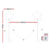 4 PCS Christmas Path Ground Lights 144 LED