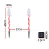 25 LED 5 PCS Christmas Lights Path Ground Light Garden Decorations