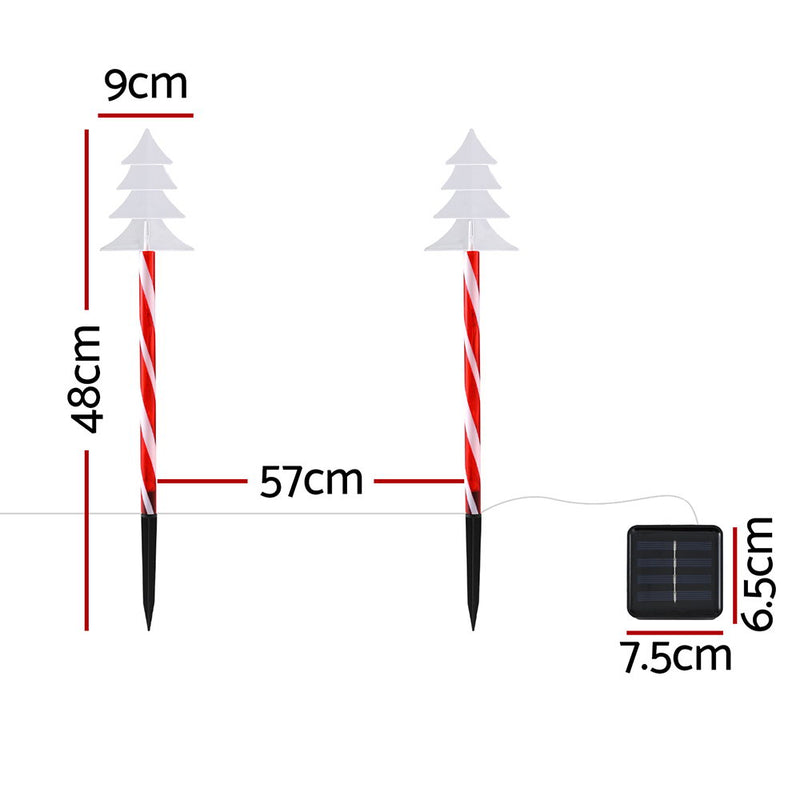 25 LED 5 PCS Christmas Lights Path Ground Light Garden Decorations