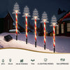 25 LED 5 PCS Christmas Lights Path Ground Light Garden Decorations