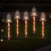 25 LED 5 PCS Christmas Lights Path Ground Light Garden Decorations