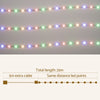20M Christmas Lights String Rope Light 600 LED Colorful