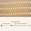 20M Christmas Lights String Rope Light 600 LED Warm