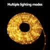 20M Christmas Lights String Rope Light 600 LED Warm