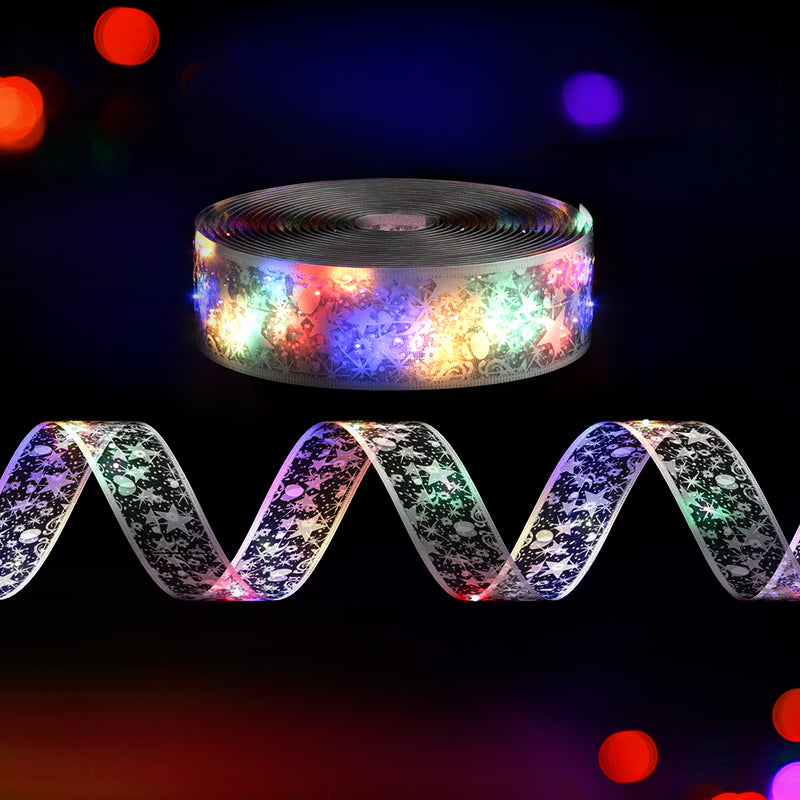 20M Christmas Lights Ribbon Fairy Light 200 LED Colored
