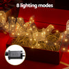20M Christmas Lights Ribbon Fairy Light 200 LED Warm
