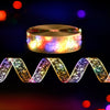 20M Christmas Lights Fairy Ribbon Light 200 LED Xmas Decor Golden