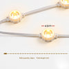 Jingle Jollys 15M Permanent Christmas Eaves Lights 36 LED String