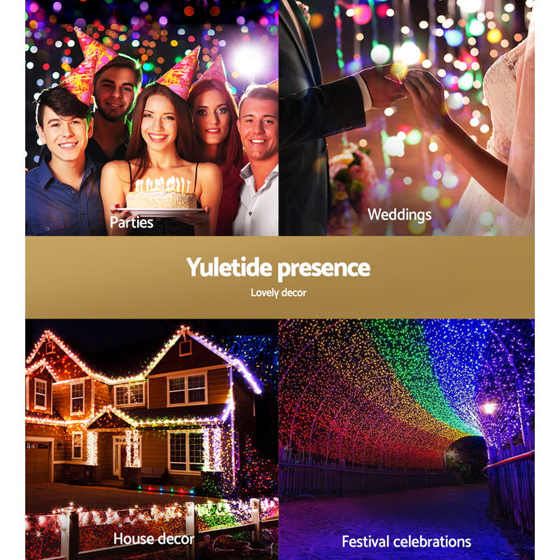 100M Christmas Lights String Fairy Light 500 LED Colourful