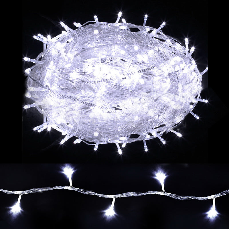 100M Christmas Lights String Fairy Light 500 LED Cool White