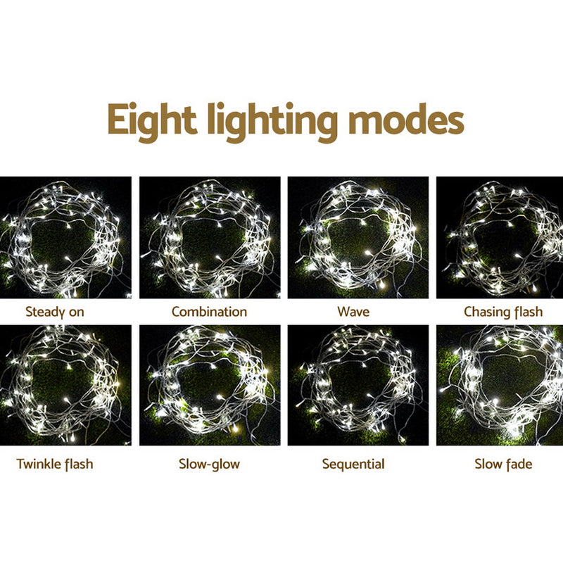 100M Christmas Lights String Fairy Light 500 LED Cool White
