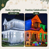 Jingle Jollys 30M Smart Permanent Christmas Lights 72 LED