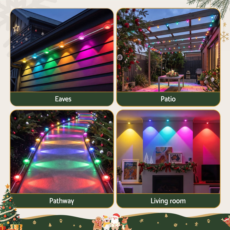 Jingle Jollys 30M Smart Permanent Christmas Lights 72 LED