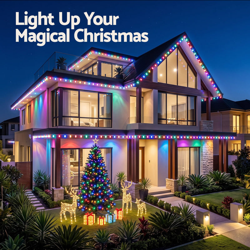 Jingle Jollys 30M Smart Permanent Christmas Lights 72 LED