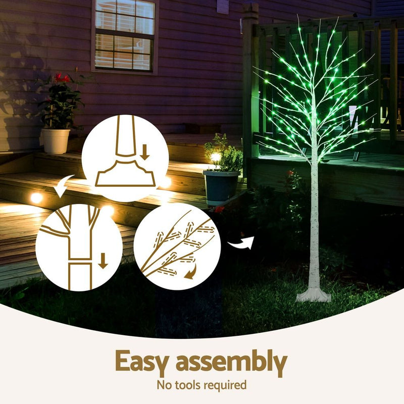 1.7m Twig Christmas Tree with 120 RGB LED Lights