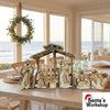 PRE-ORDER | 53cm Handmade Nativity Scene with Stable