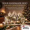 78cm Handmade Christmas Nativity Wreath