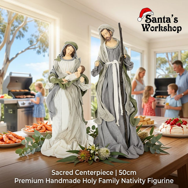 PRE-ORDER | 50cm Handmade Holy Family Nativity Figurine