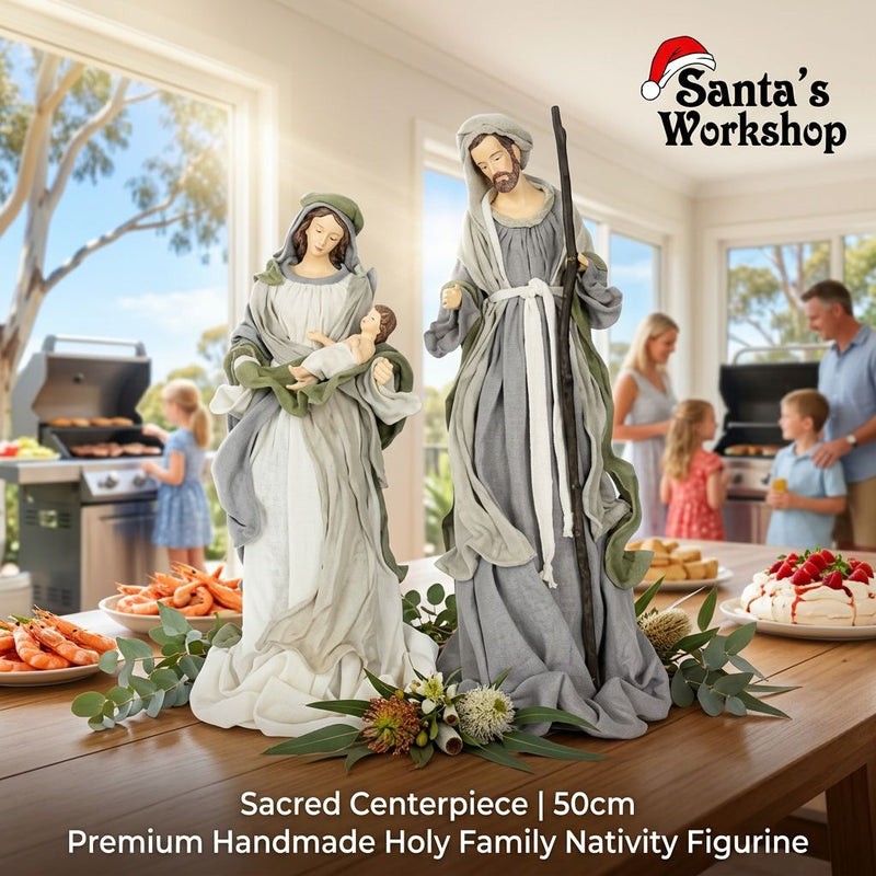 PRE-ORDER | 50cm Handmade Holy Family Nativity Figurine