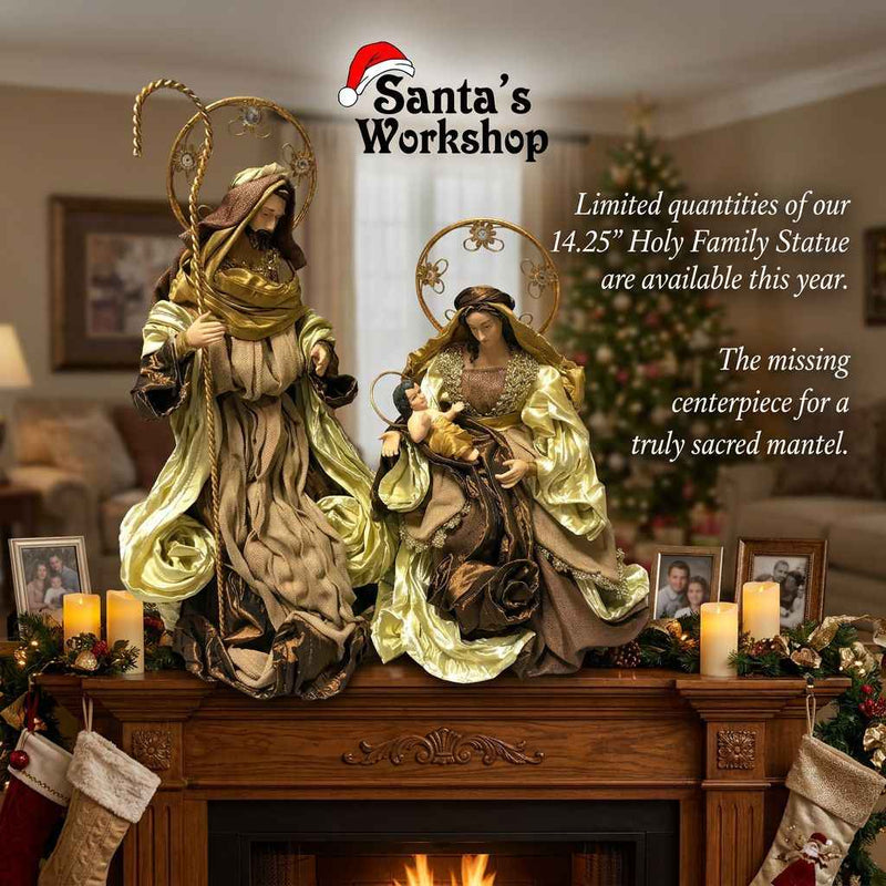 PRE-ORDER 38cm Holy Family Christmas Statue