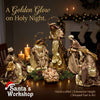 Handmade Nativity Set with Manger – 35–51cm