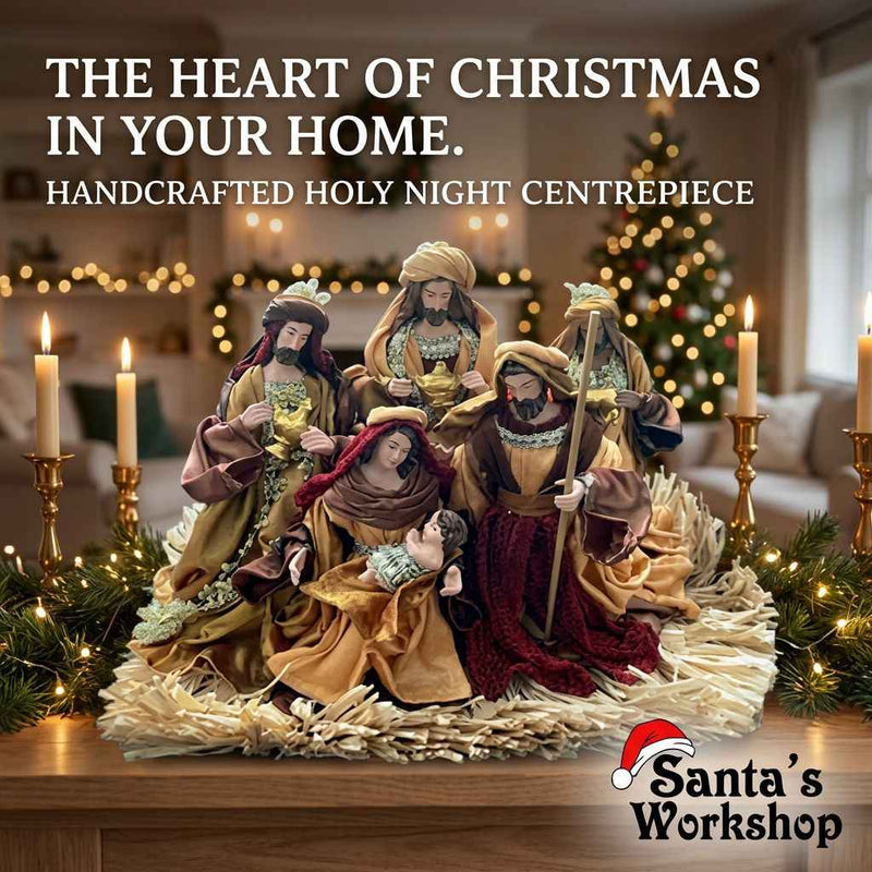 Handmade Nativity Set – 25cm