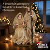 40cm Beige Holy Family Nativity Ornament