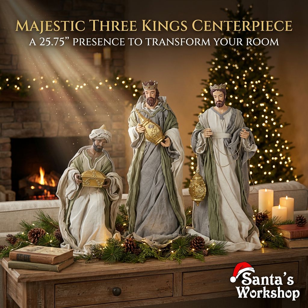 PRE-ORDER | 65cm Three Kings Nativity Figurines