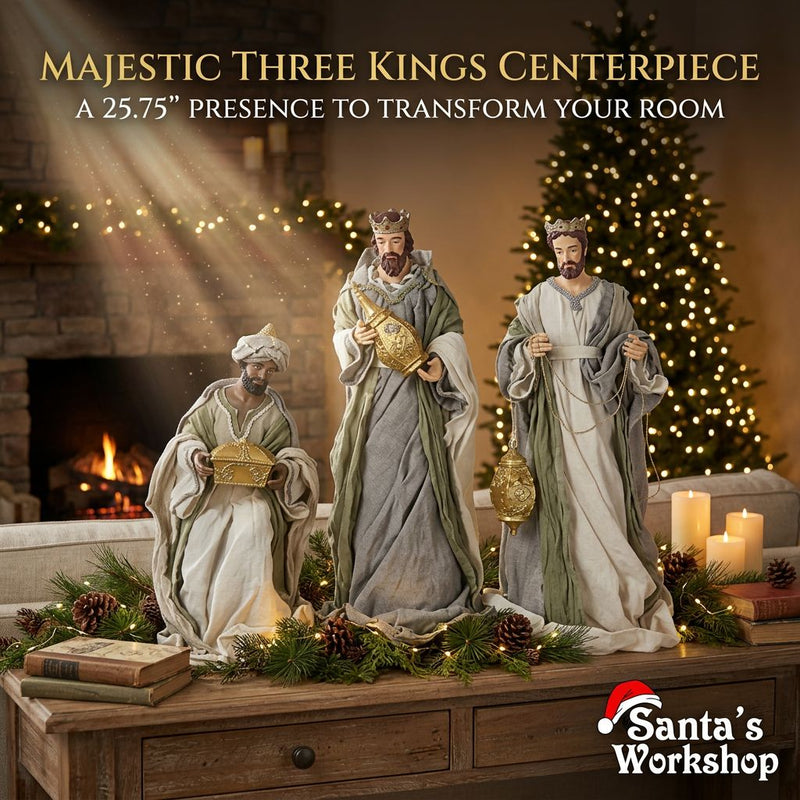 PRE-ORDER | 65cm Three Kings Nativity Figurines