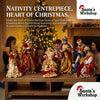 PRE-ORDER | 60cm Nativity Set with Manger & Angel
