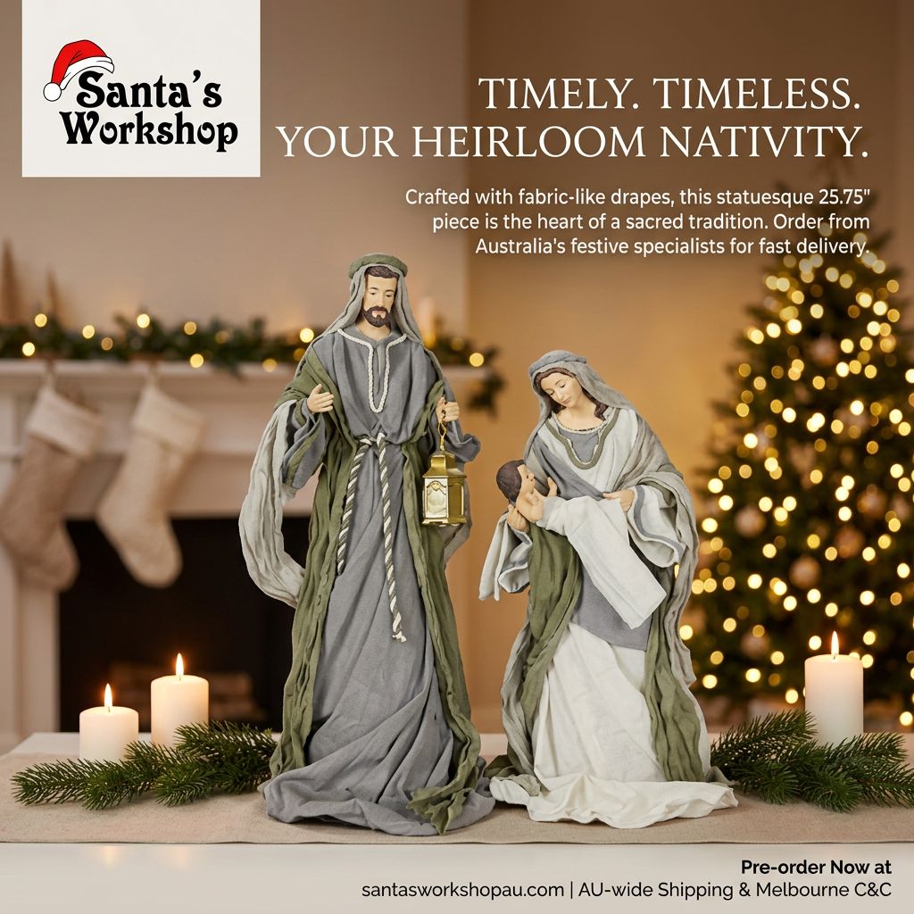 PRE-ORDER | 65cm Holy Family Nativity Figurine