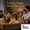 32cm Christmas Nativity Set with Manger & Barn Animals