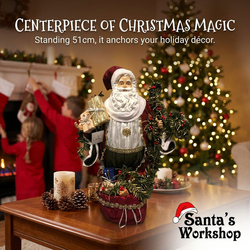 Red Standing Santa Claus – 51cm
