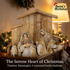 PRE-ORDER | 40cm Holy Family Nativity Set with Stable